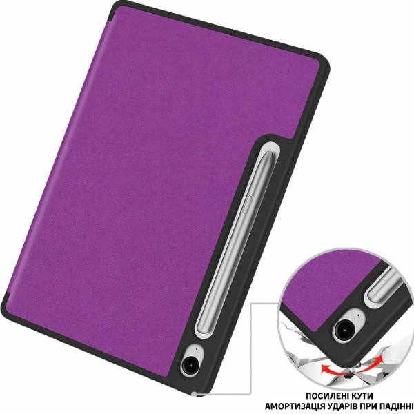 Фото - Чехол для планшета BeCover Flexible TPU Mate for Samsung Galaxy Tab S9 (SM-X710/SM-X716)/S9 FE (SM-X510/SM-X516B) 11.0" Purple (715582)